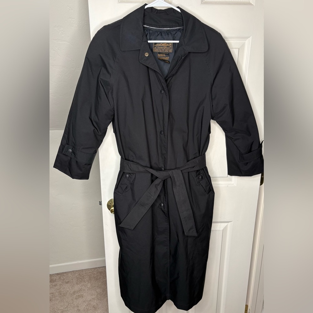 Eddie Bauer Goose Down Trench Coat